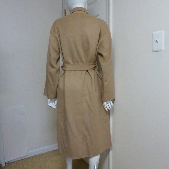 Theory Wool & Cashmere-Blend Robe Coat - Picture 10 of 11